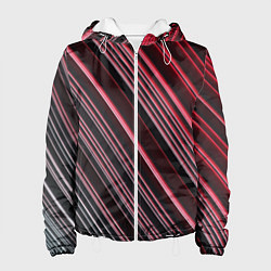 Женская куртка Абстрактные неоновые линии и полосы