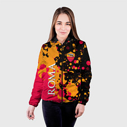 Куртка с капюшоном женская Roma Краска, цвет: 3D-черный — фото 2