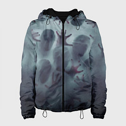 Женская куртка Scary faces trying to get out