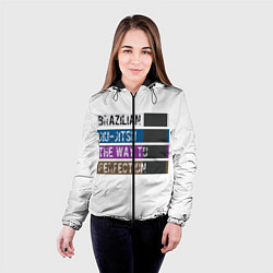 Куртка с капюшоном женская Jiu Jitsu Rank, цвет: 3D-черный — фото 2