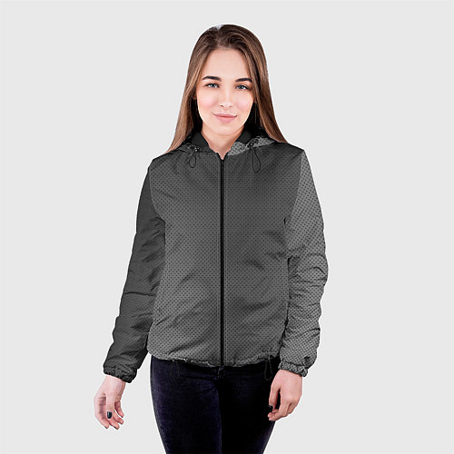 Женская куртка Стальной фон / 3D-Черный – фото 4