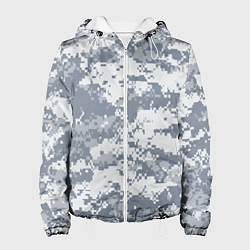 Куртка с капюшоном женская UCP камуфляж США, цвет: 3D-белый