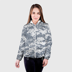 Куртка с капюшоном женская UCP камуфляж США, цвет: 3D-белый — фото 2