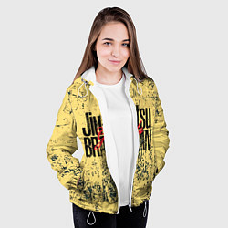 Куртка с капюшоном женская Jiu-Jitsu girls, цвет: 3D-белый — фото 2