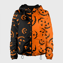 Куртка с капюшоном женская Улыбка Джека, цвет: 3D-черный