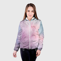 Куртка с капюшоном женская Изнутри, цвет: 3D-белый — фото 2