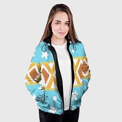 Куртка с капюшоном женская Нами One Piece - Вано, цвет: 3D-черный — фото 2