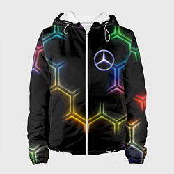 Женская куртка Mercedes - neon pattern