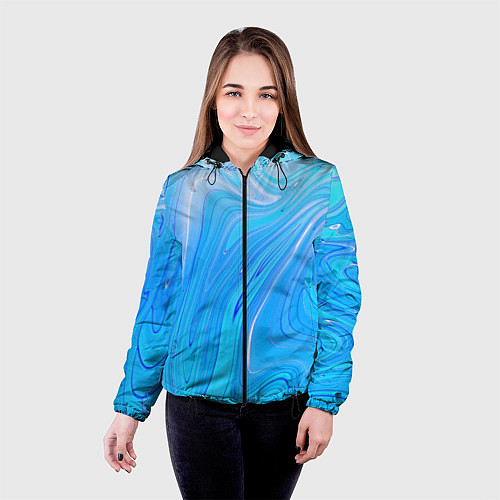 Женская куртка Морозная свежесть / 3D-Черный – фото 4