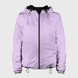 Женская куртка Вязаное полотно - Розовое