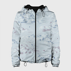 Женская куртка Полёт птиц ласточек