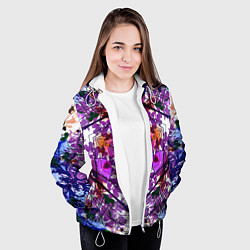 Куртка с капюшоном женская Ледяной треугольник, цвет: 3D-белый — фото 2