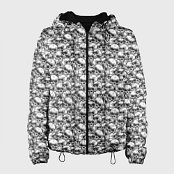 Женская куртка Череп с клыками гранж