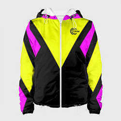 Куртка с капюшоном женская FIRM прямиком из восьмидесятых, цвет: 3D-белый