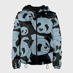 Куртка с капюшоном женская Panda summer song, цвет: 3D-черный