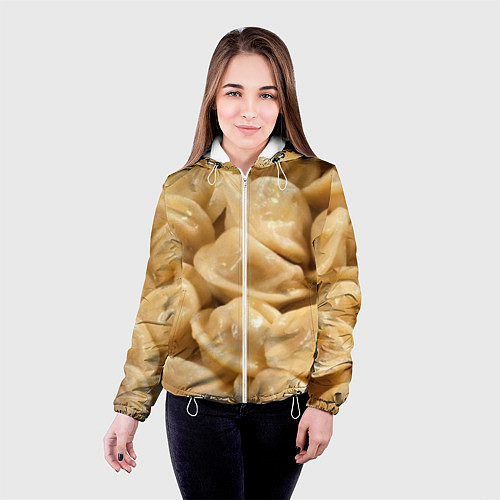 Женская куртка Пельмени / 3D-Белый – фото 4