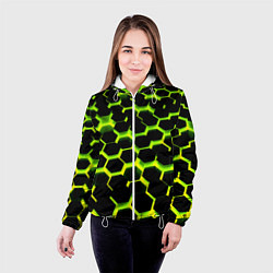 Куртка с капюшоном женская БРОНЯ MINICRAFT, цвет: 3D-белый — фото 2