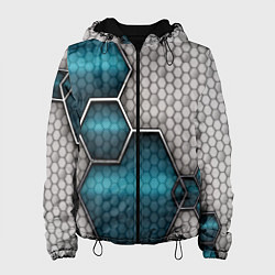 Женская куртка Cyber texture abstraction