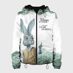 Куртка с капюшоном женская Препод в институте, цвет: 3D-черный