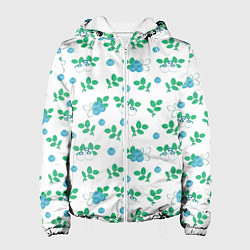 Женская куртка Узор из ягод голубики