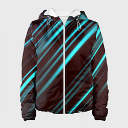 Женская куртка Stripes line neon color