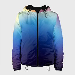 Женская куртка Blue gradient colors