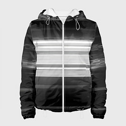 Женская куртка Черно-белые помехи