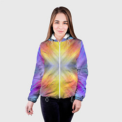 Куртка с капюшоном женская В светлый путь, цвет: 3D-белый — фото 2