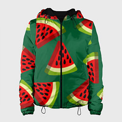 Женская куртка Арбуз, кусочек или долька арбуза