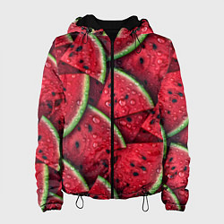 Женская куртка Сочная текстура из долек арбуза