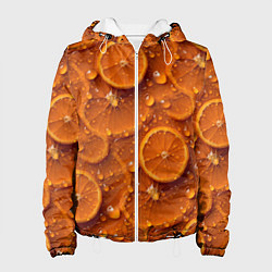 Женская куртка Сочная текстура из долек апельсина