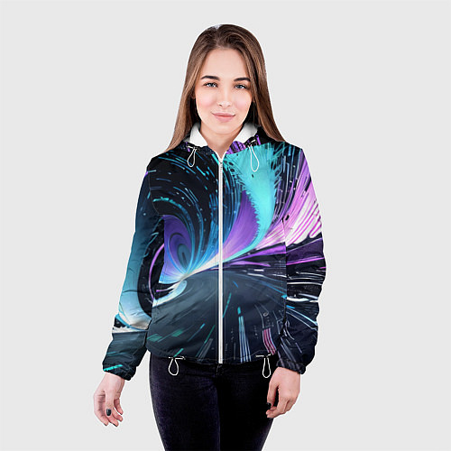 Женская куртка Путь к вечности / 3D-Белый – фото 4