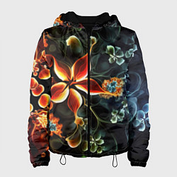 Женская куртка Абстрактные цветы