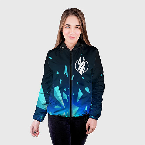 Женская куртка Dead Space взрыв частиц / 3D-Черный – фото 4