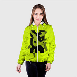 Куртка с капюшоном женская Pixel paths, цвет: 3D-белый — фото 2