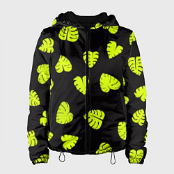 Женская куртка Листья - Монстера