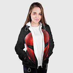 Куртка с капюшоном женская Red Gladiator, цвет: 3D-белый — фото 2