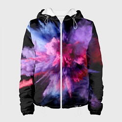 Женская куртка Фиолетовый с белым паттерн