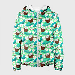 Женская куртка Летний паттерн с кокосом