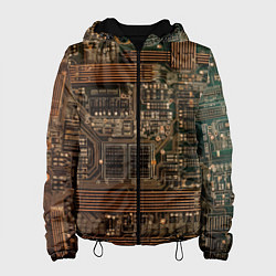 Женская куртка Старая печатная плата