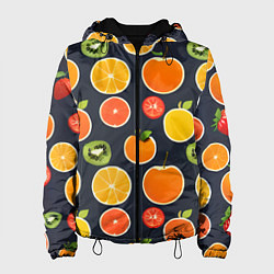 Женская куртка Фрукты и ягоды