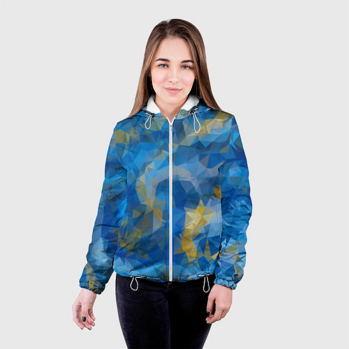 Женская куртка Blue style / 3D-Белый – фото 4
