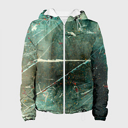 Женская куртка Серо-зелёный стиль