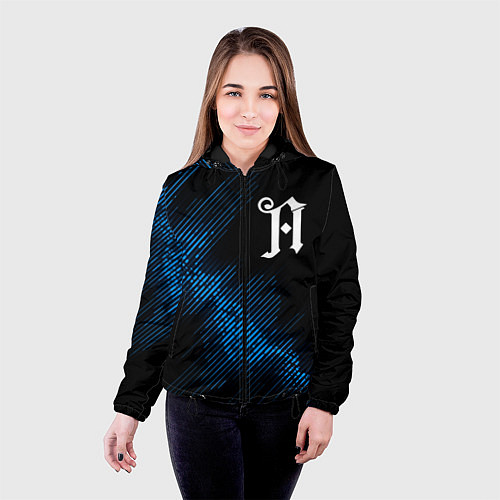 Женская куртка Architects звуковая волна / 3D-Черный – фото 4