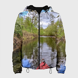 Женская куртка Красная байдарка