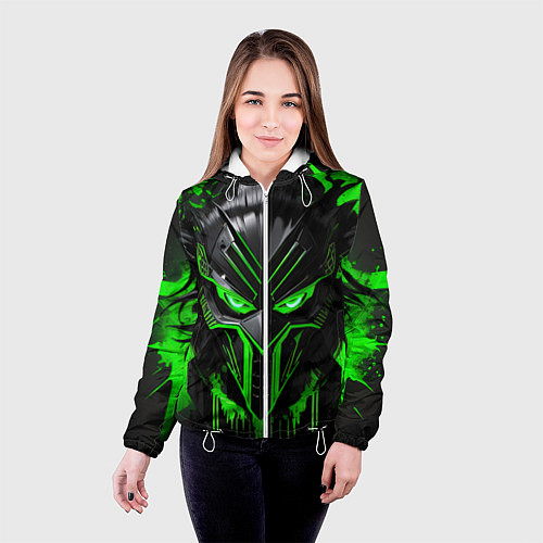 Женская куртка Неоновый мститель / 3D-Белый – фото 4
