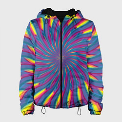 Женская куртка Оптическая иллюзия веер