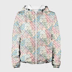 Куртка с капюшоном женская Ornament, цвет: 3D-белый
