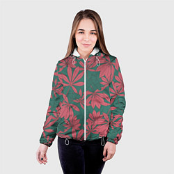 Куртка с капюшоном женская Pink nature, цвет: 3D-белый — фото 2