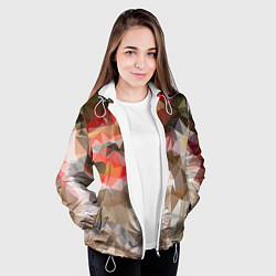 Куртка с капюшоном женская Pattern style, цвет: 3D-белый — фото 2